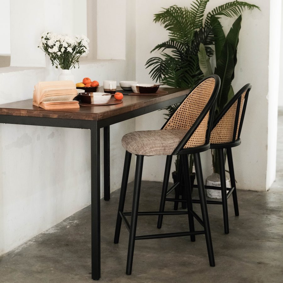 Peninsular Ebony Counter Stool