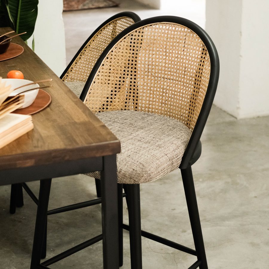 Peninsular Ebony Counter Stool