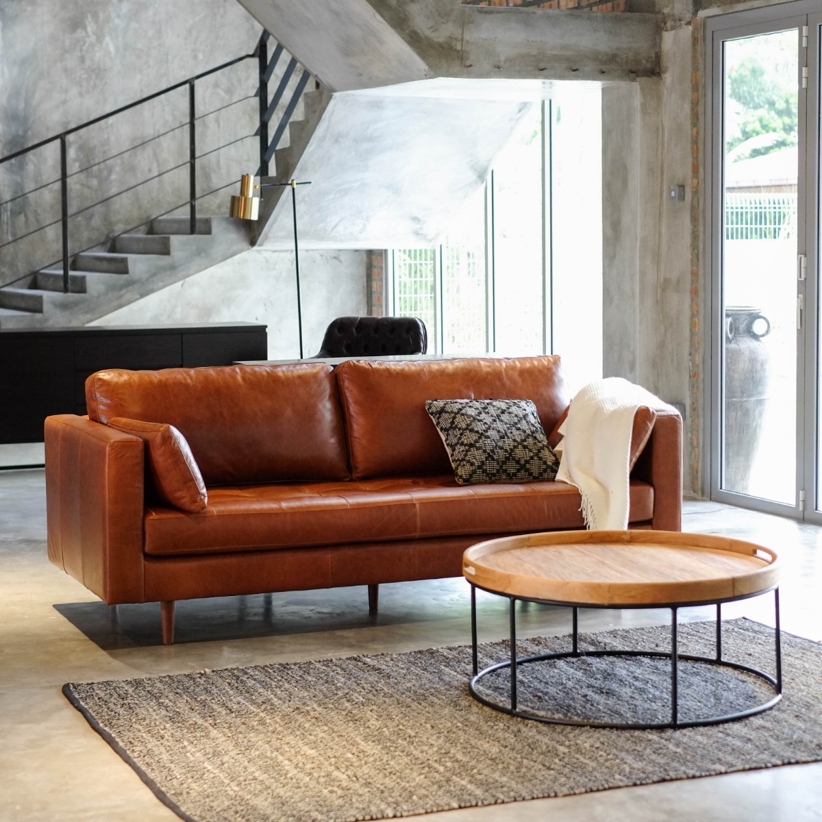 Arthur 3 Seater Sofa Vintage Leather