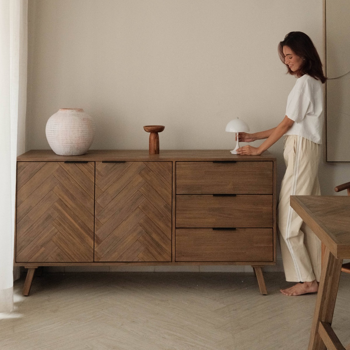 Brixton Smoke Walnut Sideboard