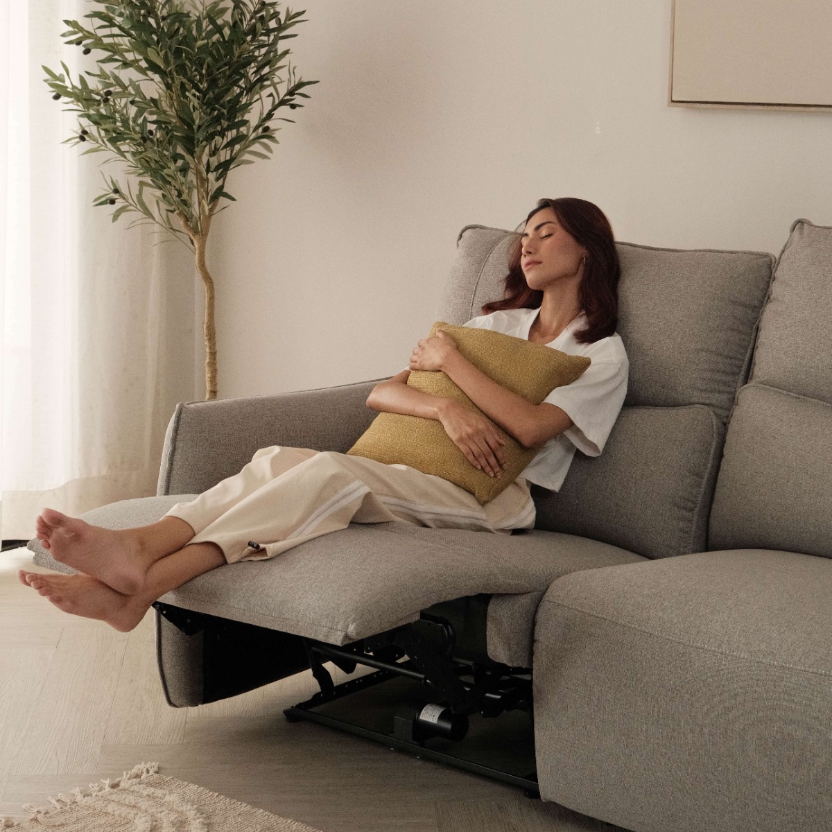 Camilla 3 Seater Triple-Power Reclining Sofa