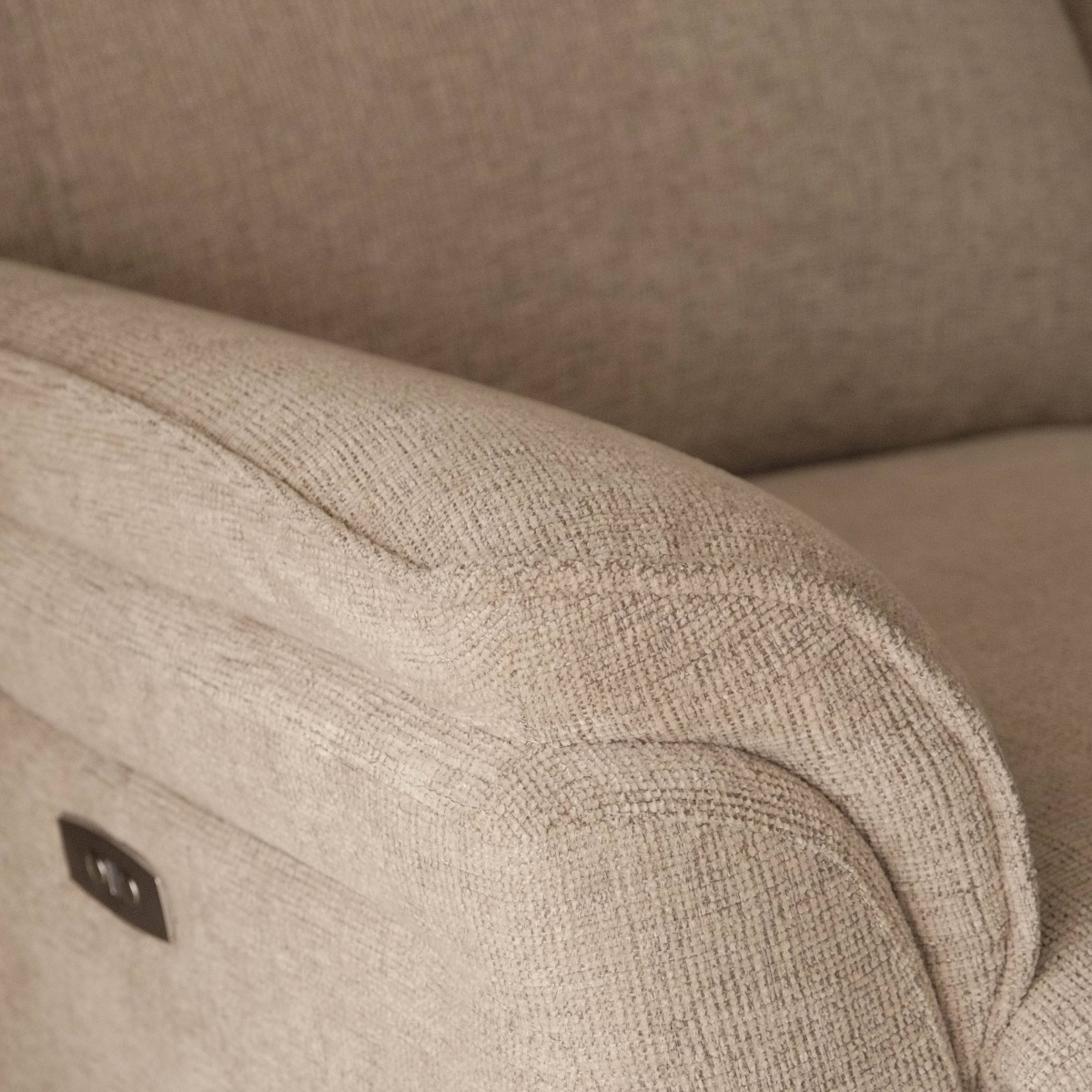 Millie Light Grey 3 Seater Power Reclining Sofa