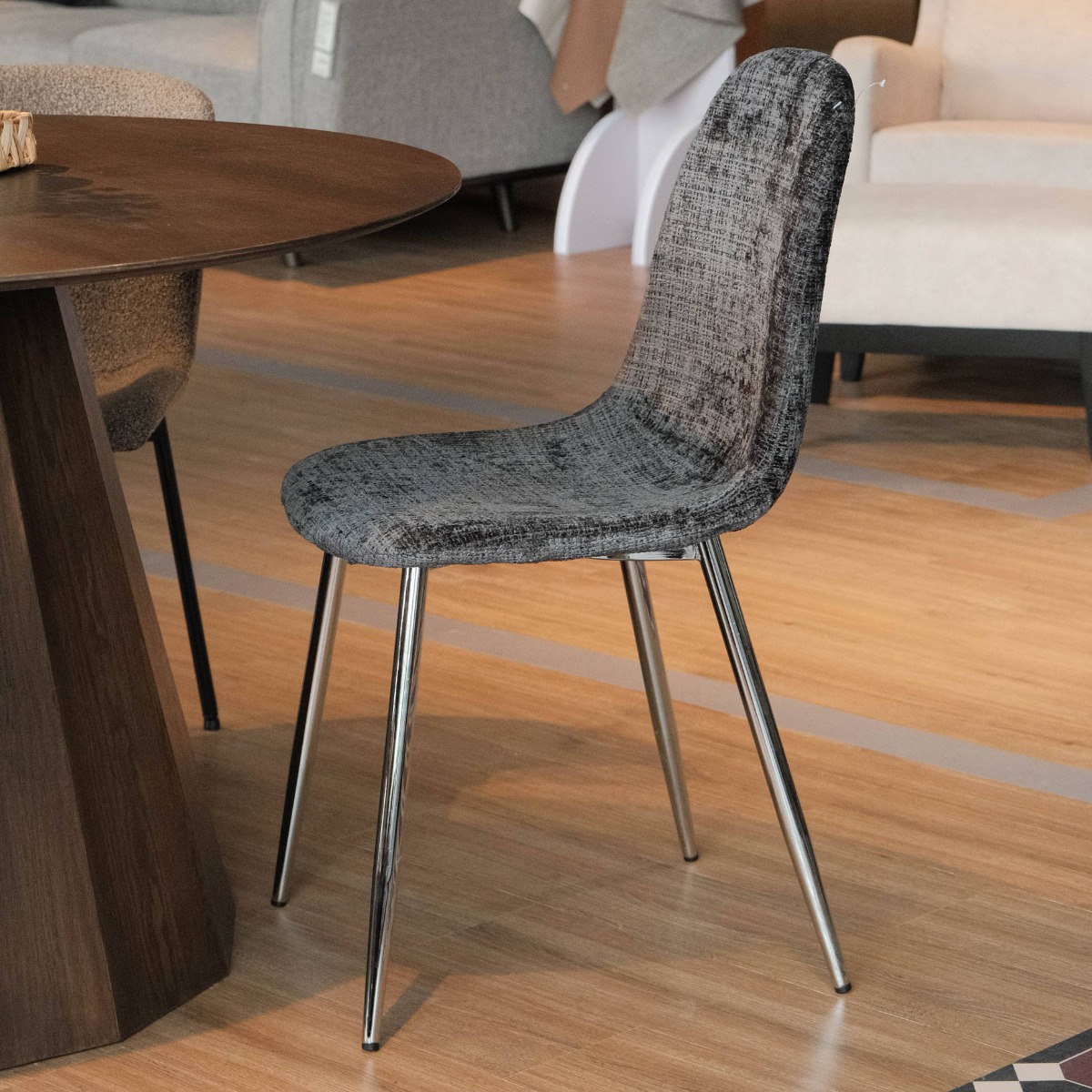 Sera Dining Chair Coal Grey