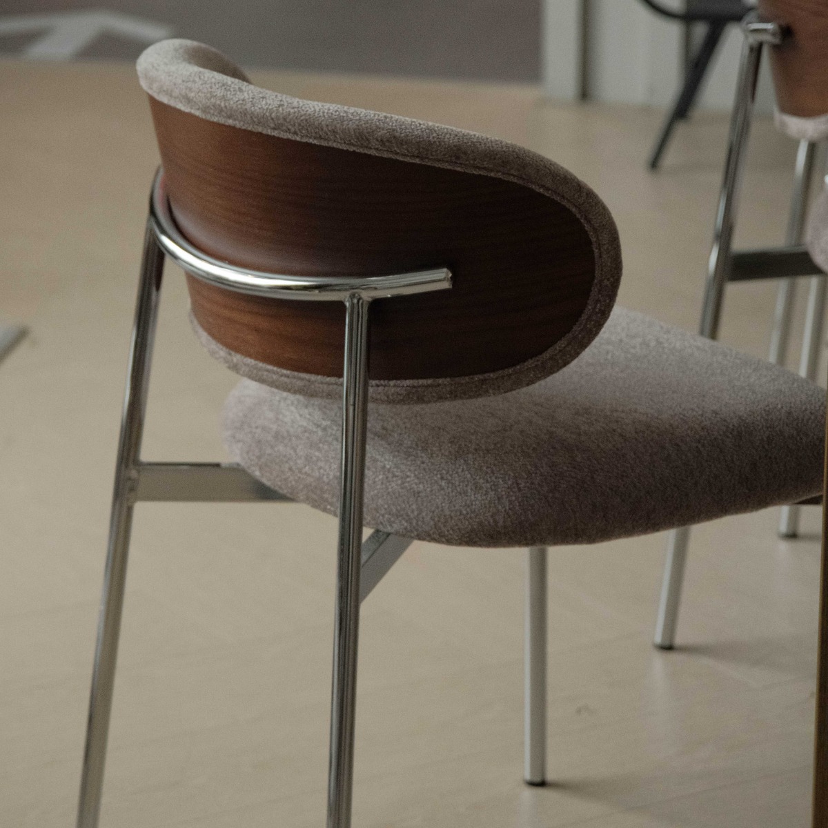 Caden Sand Beige Dining Chair