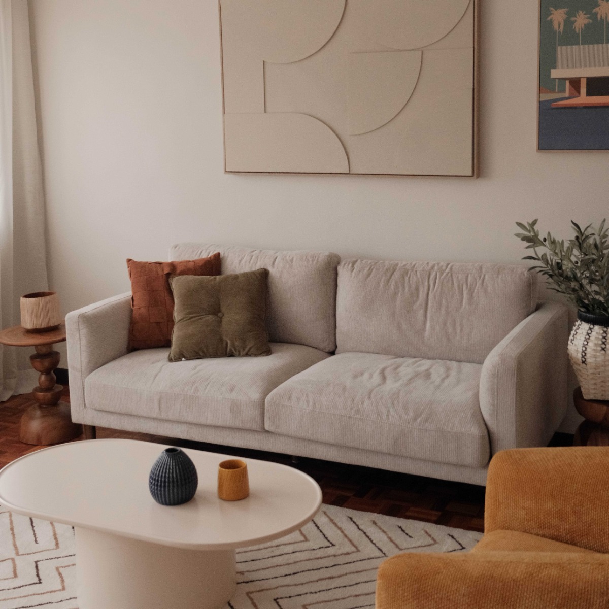 Arlen Light Grey 3 Seater Sofa