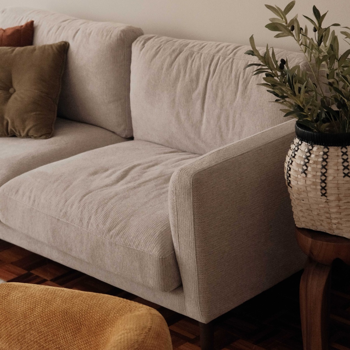Arlen Light Grey 3 Seater Sofa