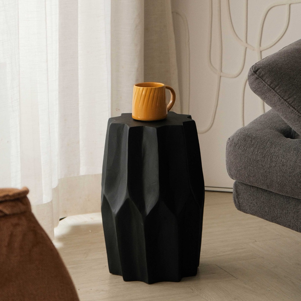 Bintang Ebony Side Table