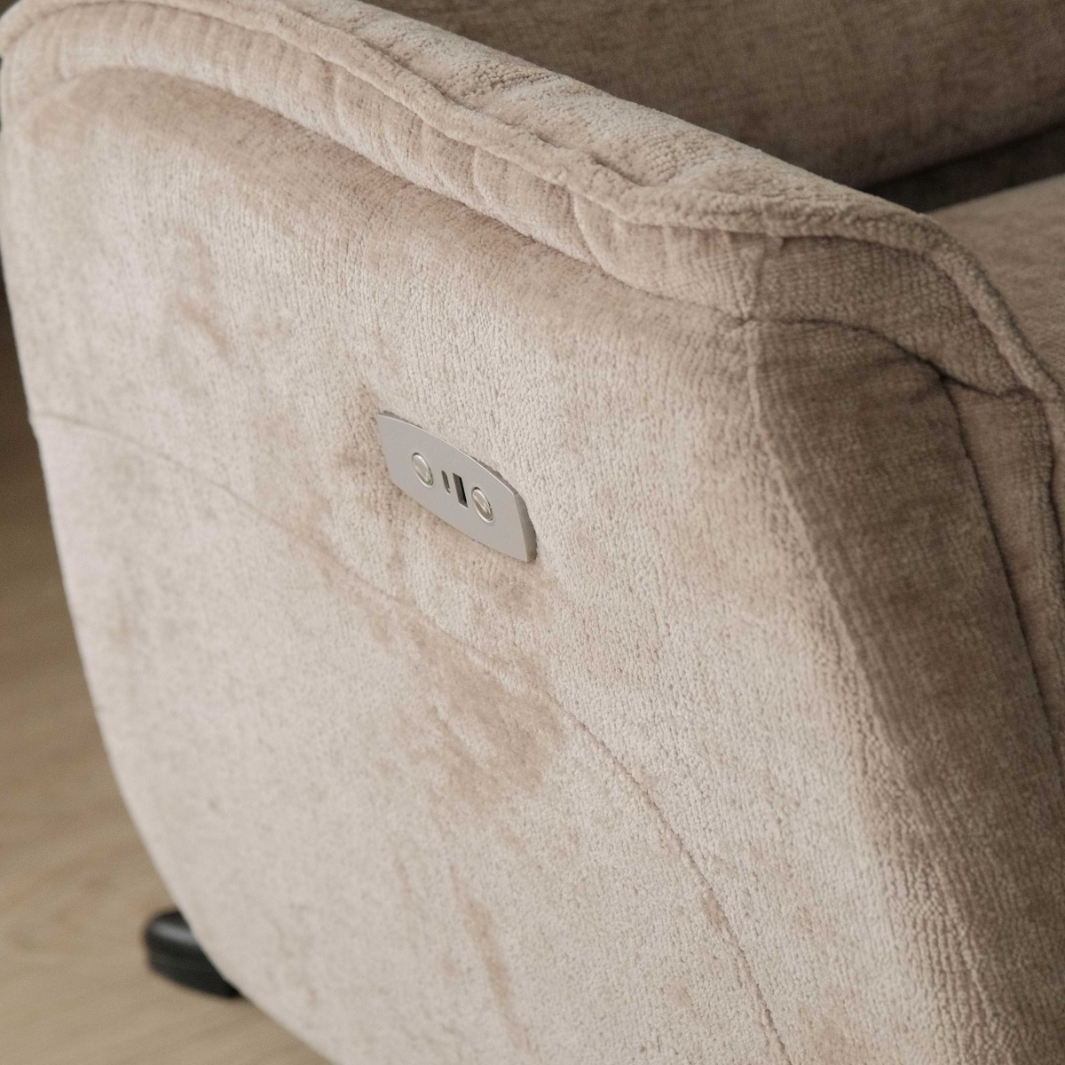 Alfie Sand Brown Power Reclining Lounge Chair