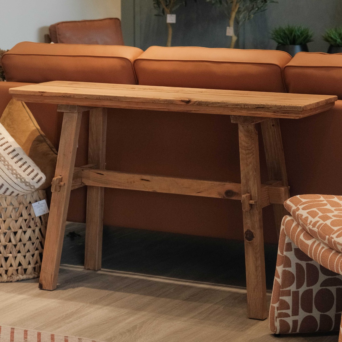 Reclaimed Wood Console Table