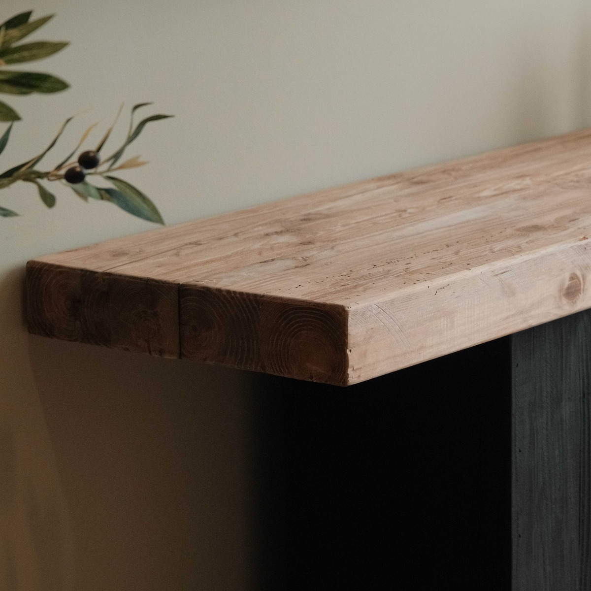 Chunk 2-Tone Reclaimed Wood Console Table