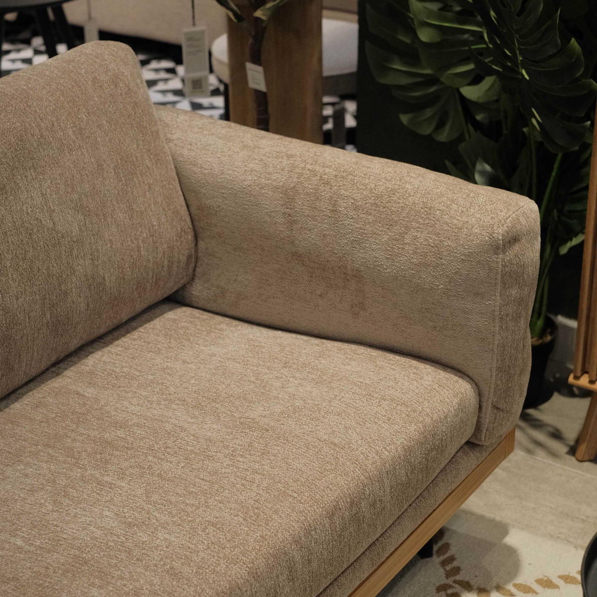 Matthias Sand Beige 3 Seater Sofa