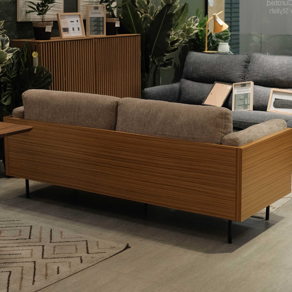 Matthias Sand Beige 3 Seater Sofa