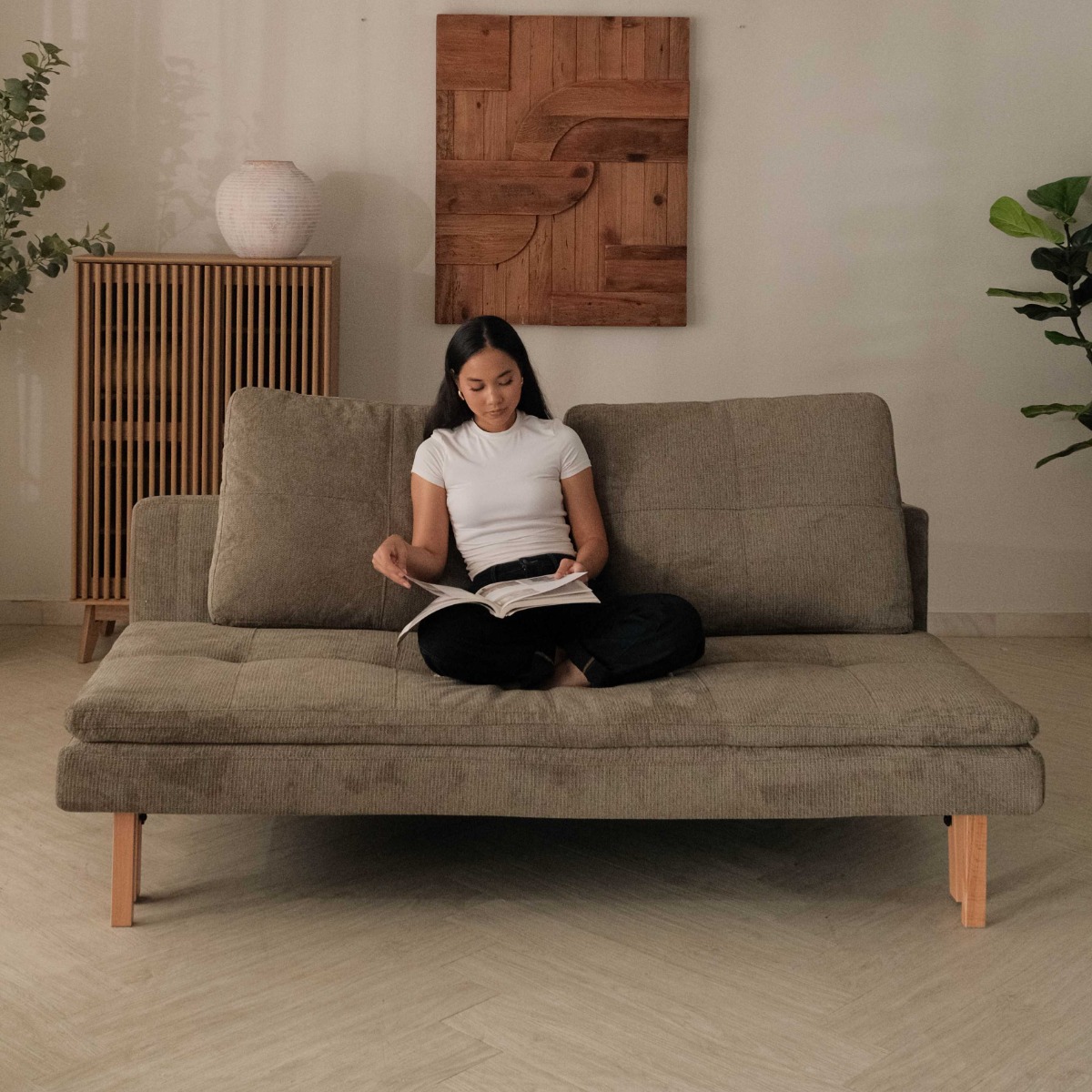 Fio Moss Green Sofa Bed