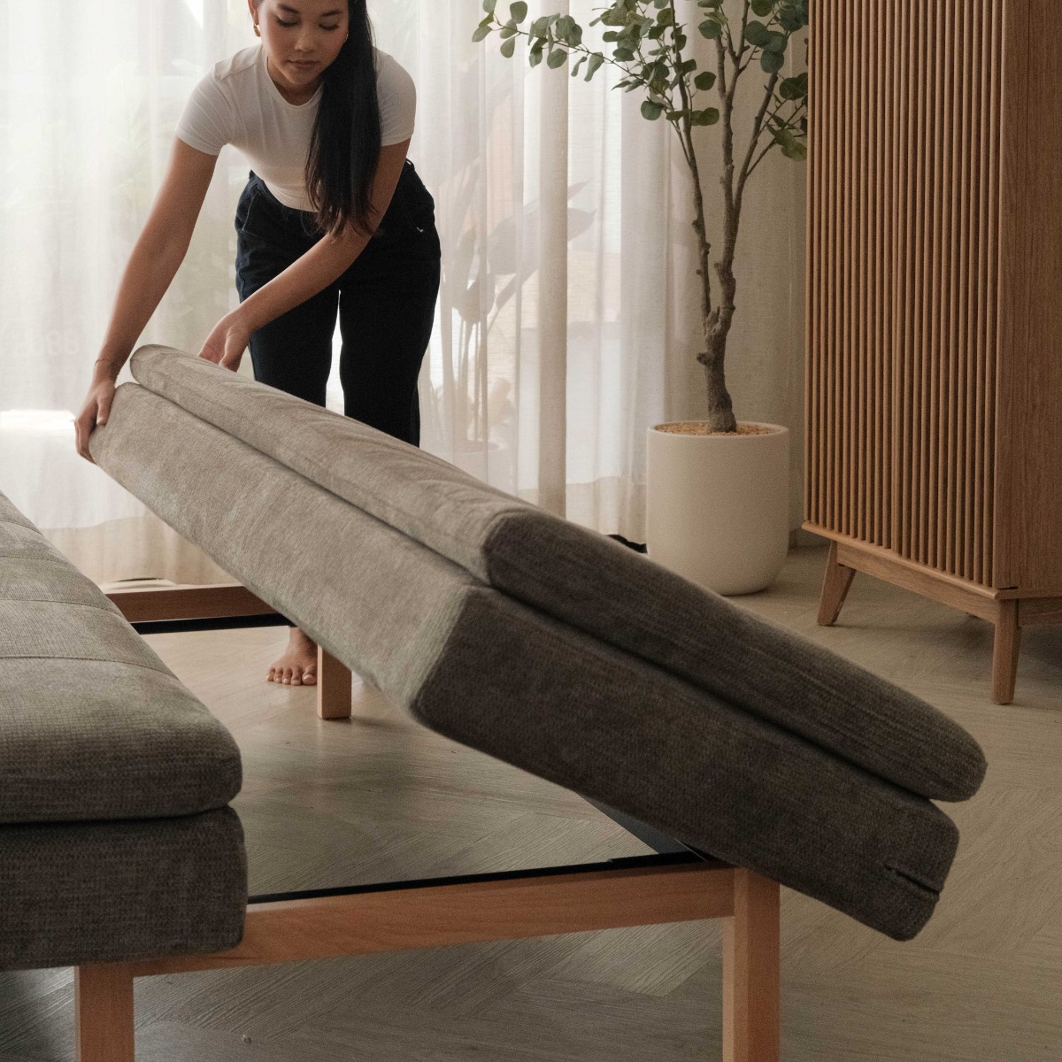 Fio Moss Green Sofa Bed