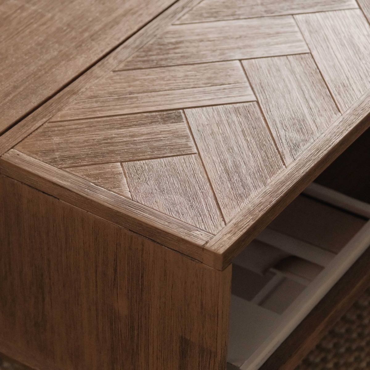 Brixton Smoke Walnut Lift-Top Coffee Table