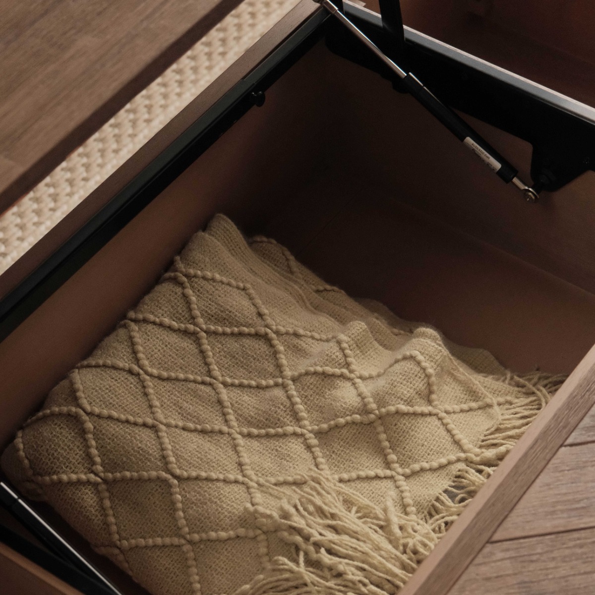 Brixton Smoke Walnut Lift-Top Coffee Table