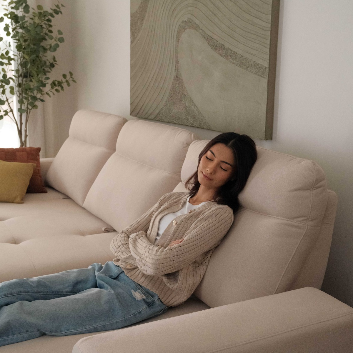 Mason Left Sectional Sofa With Adjustable Back