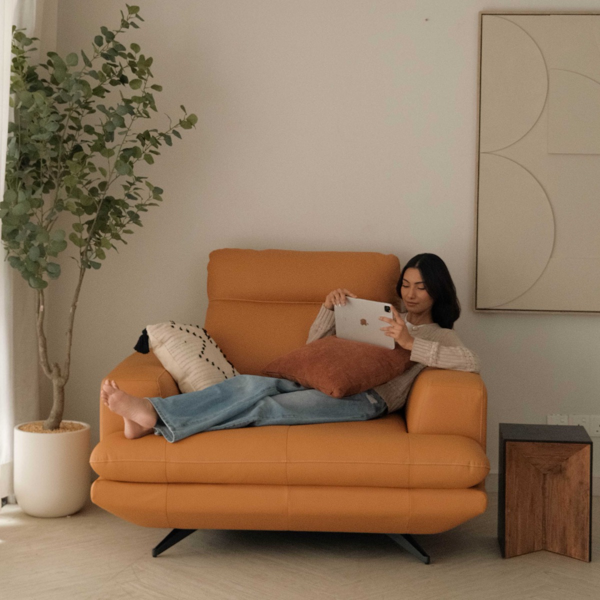 Mason 1 Seater Sofa With Adjustable Back