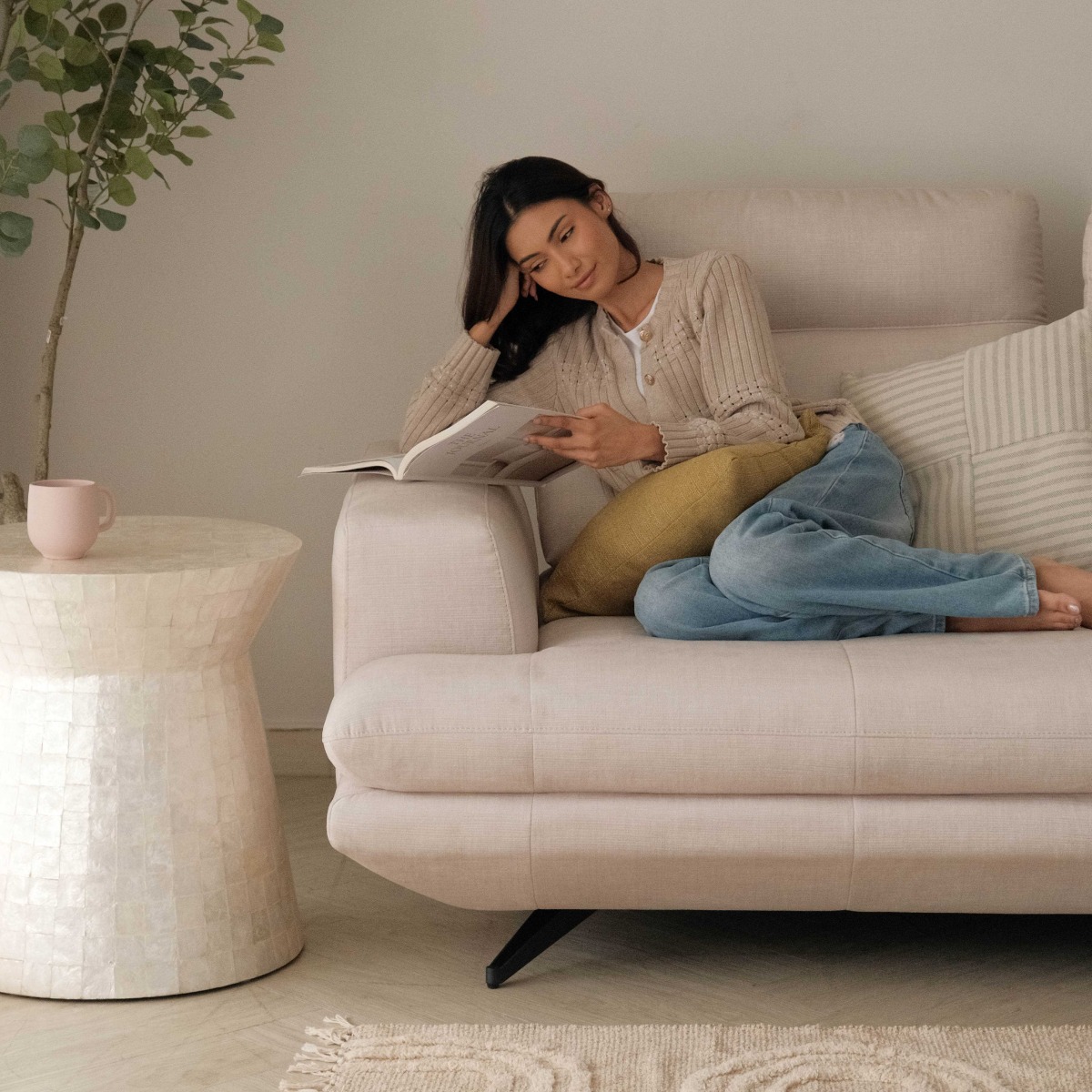 Mason 3 Seater Sofa With Adjustable Back
