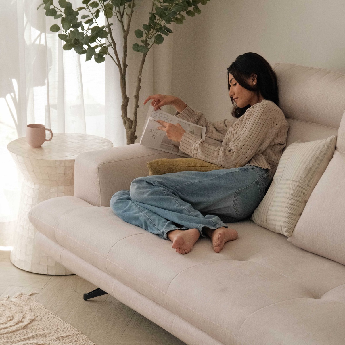 Mason 3 Seater Sofa With Adjustable Back