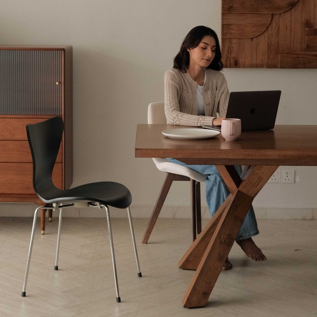 Jameson Honey Oak Dining Table 180cm
