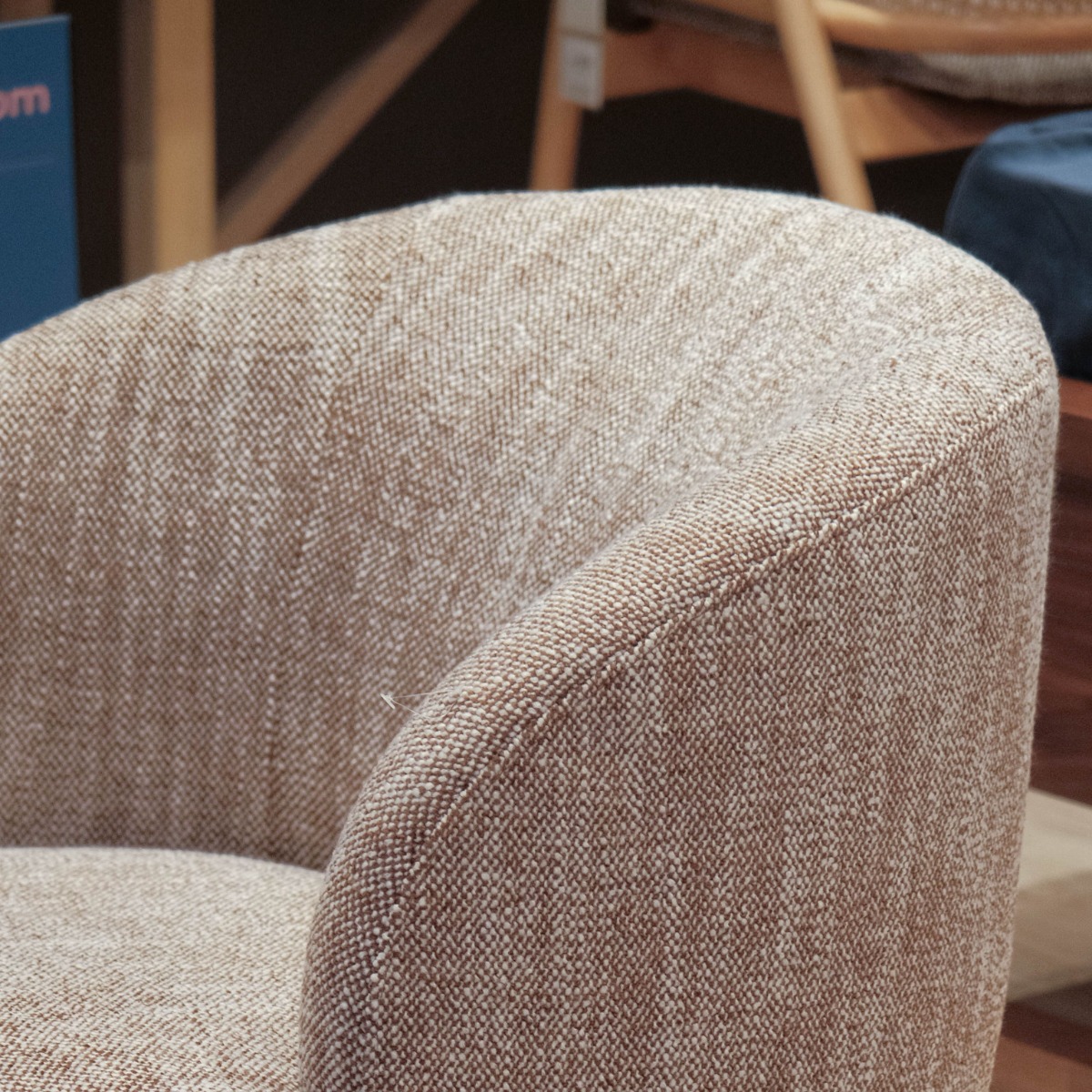 Irwin Brown Swivel Lounge Chair