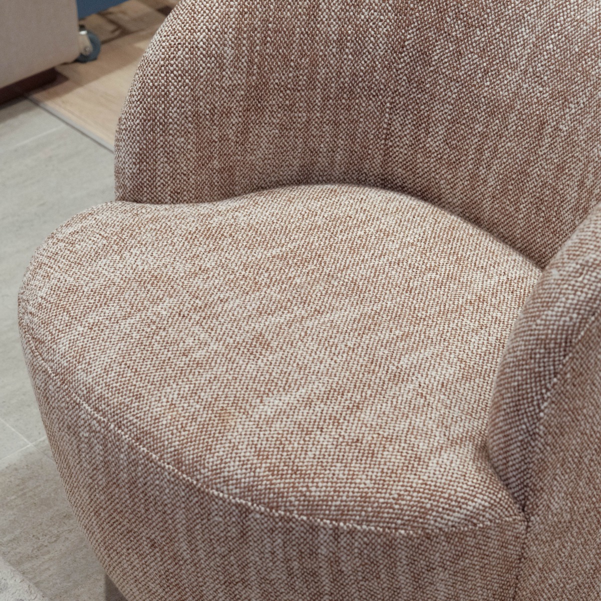 Irwin Brown Swivel Lounge Chair