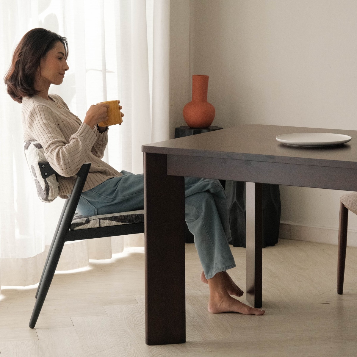 Barry Mahogany Dining Table 140cm