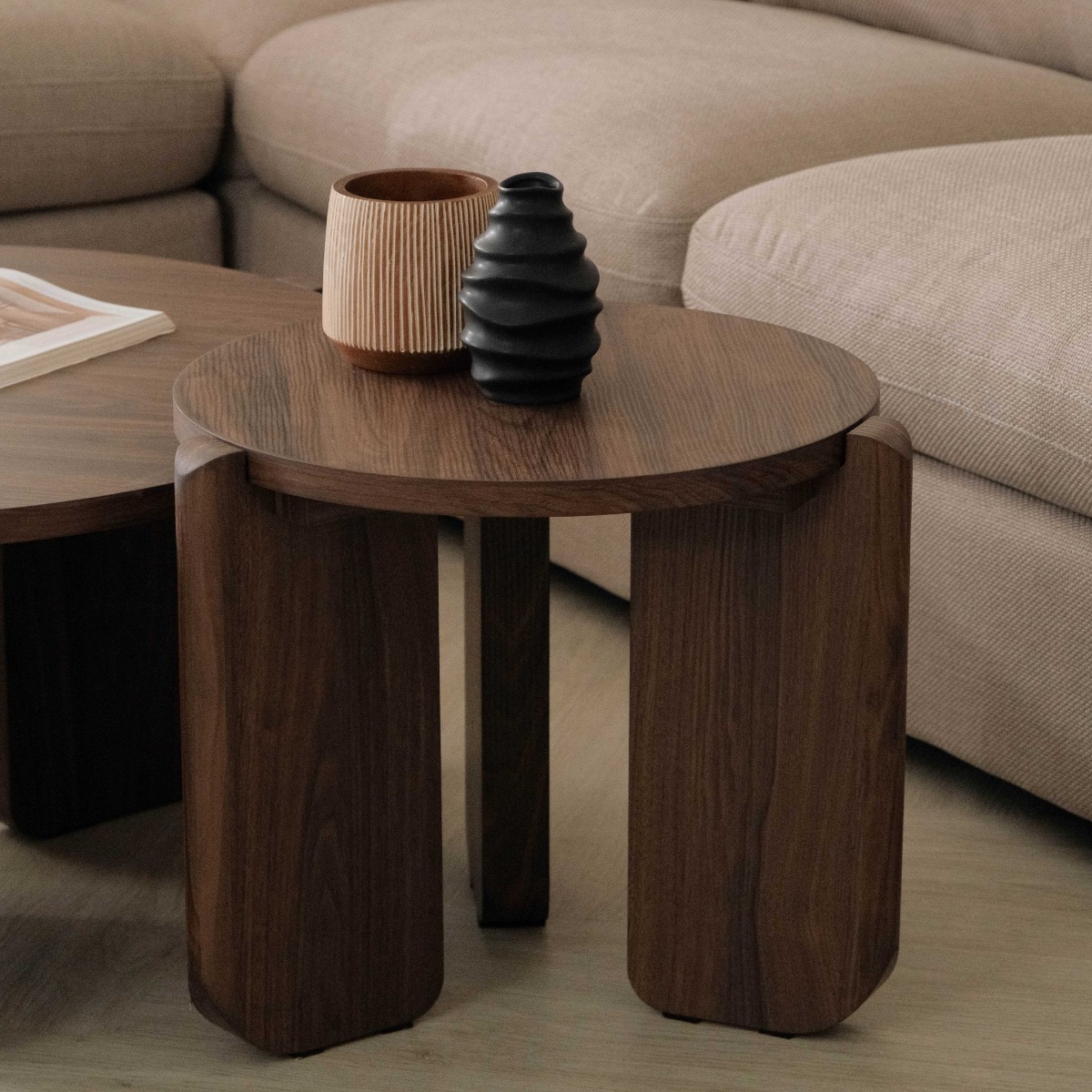 Juno Walnut Side Table