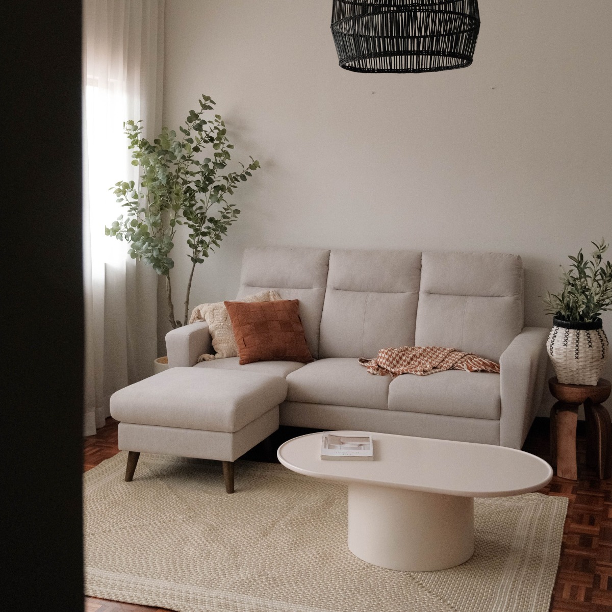 Riko Light Grey 3 Seater Sofa