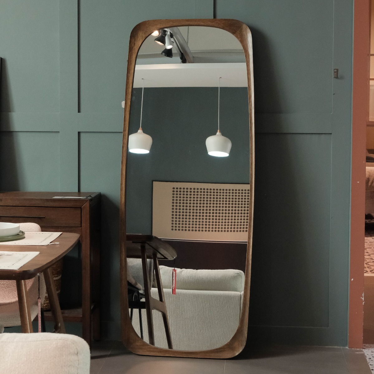Edge Cappuccino Long Mirror