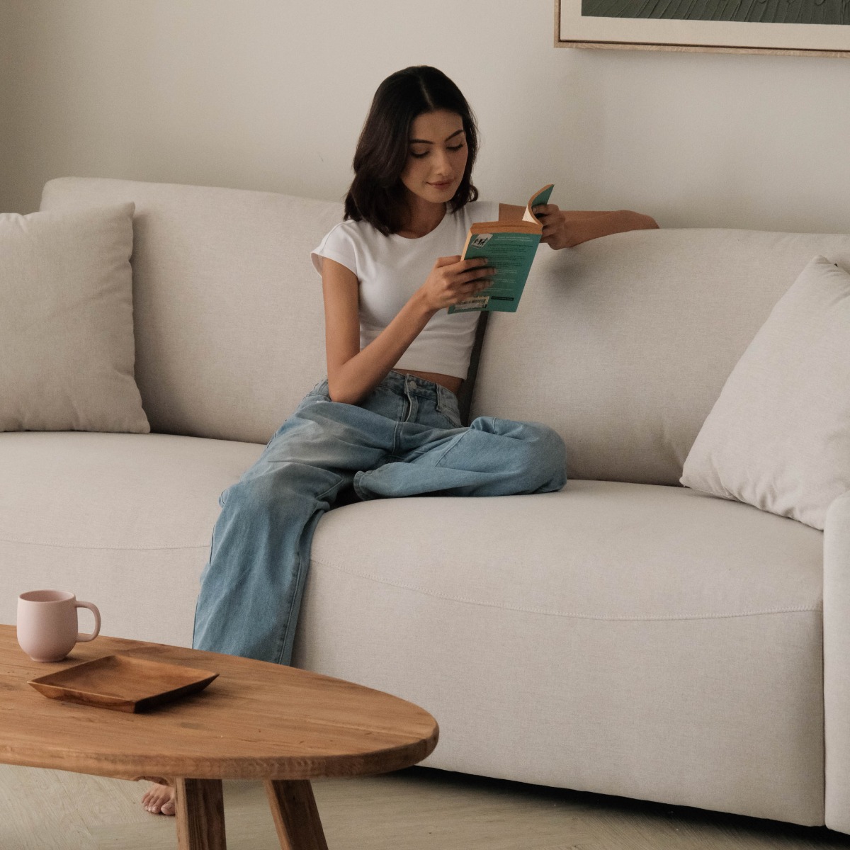 Leif Oatmeal 4 Seater Sofa