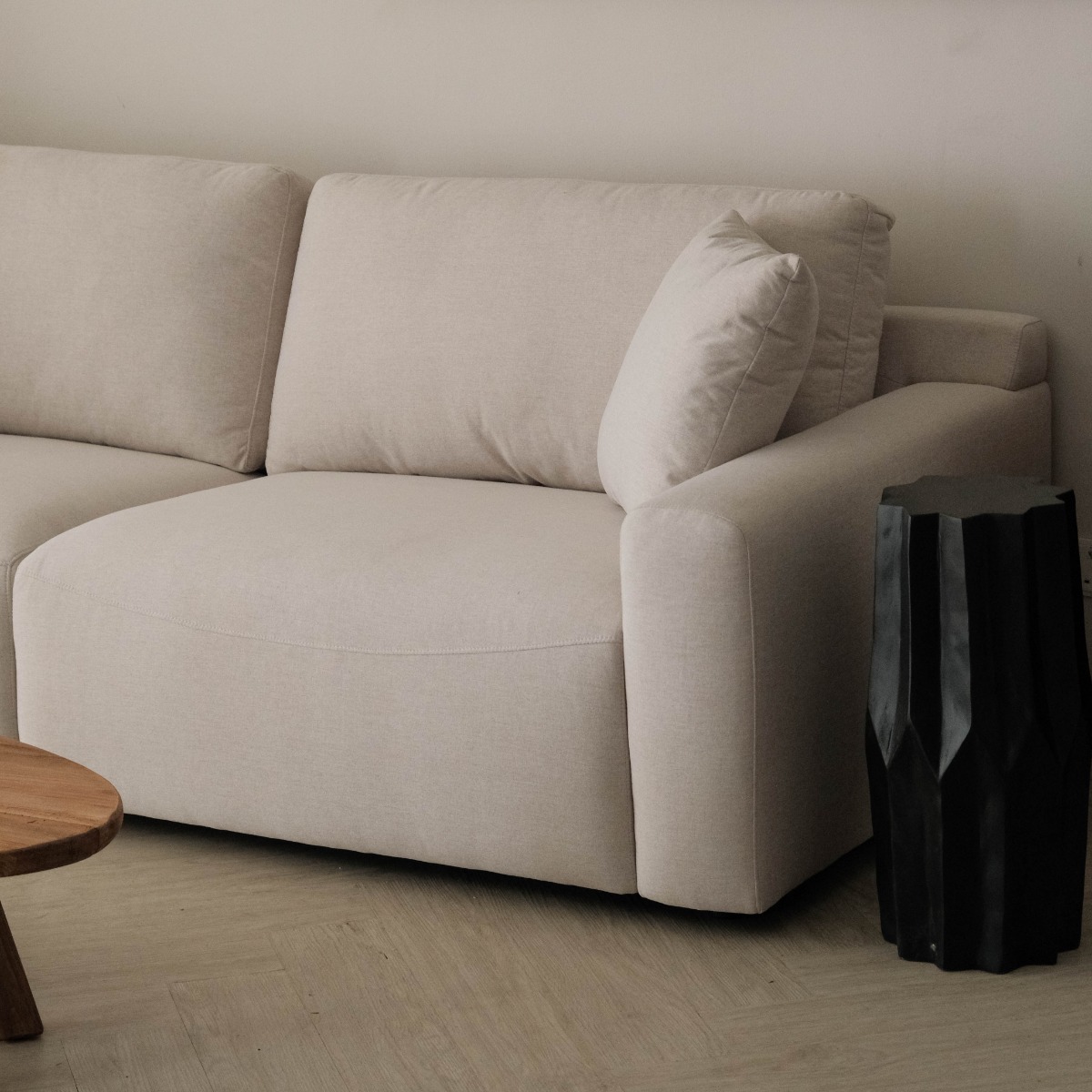 Leif Oatmeal 4 Seater Sofa