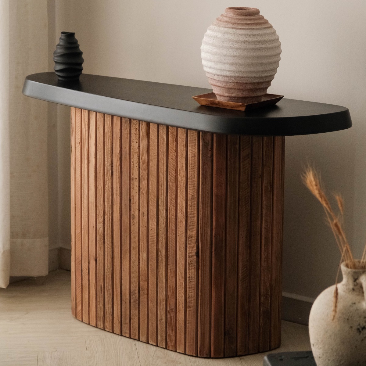 Plank Modern Rustic Console Table