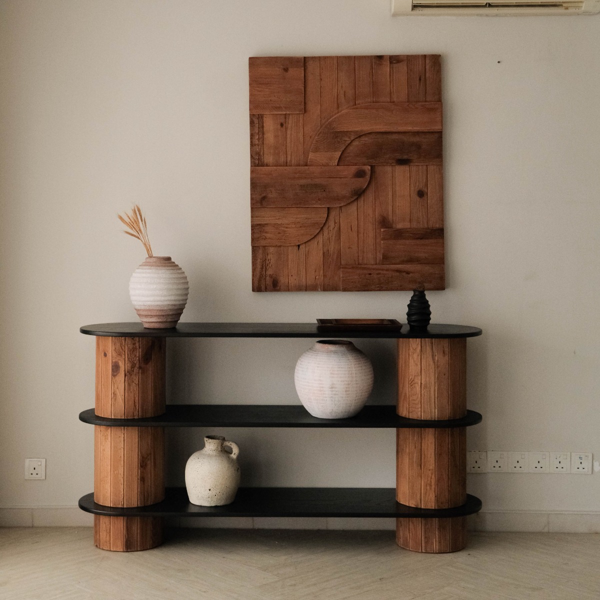 Plyne Modern Rustic Console Table