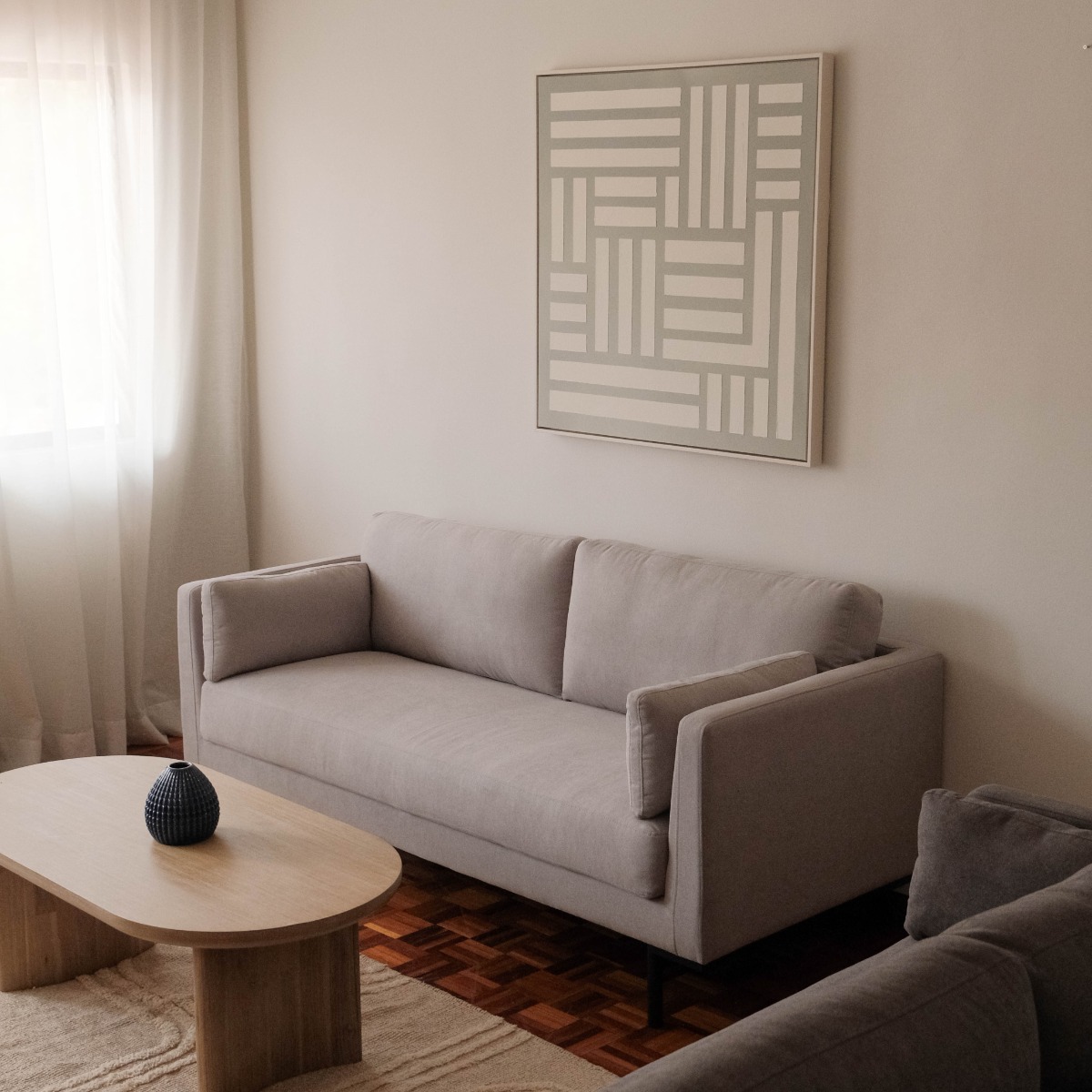 Loft Flint Grey 3 Seater Sofa