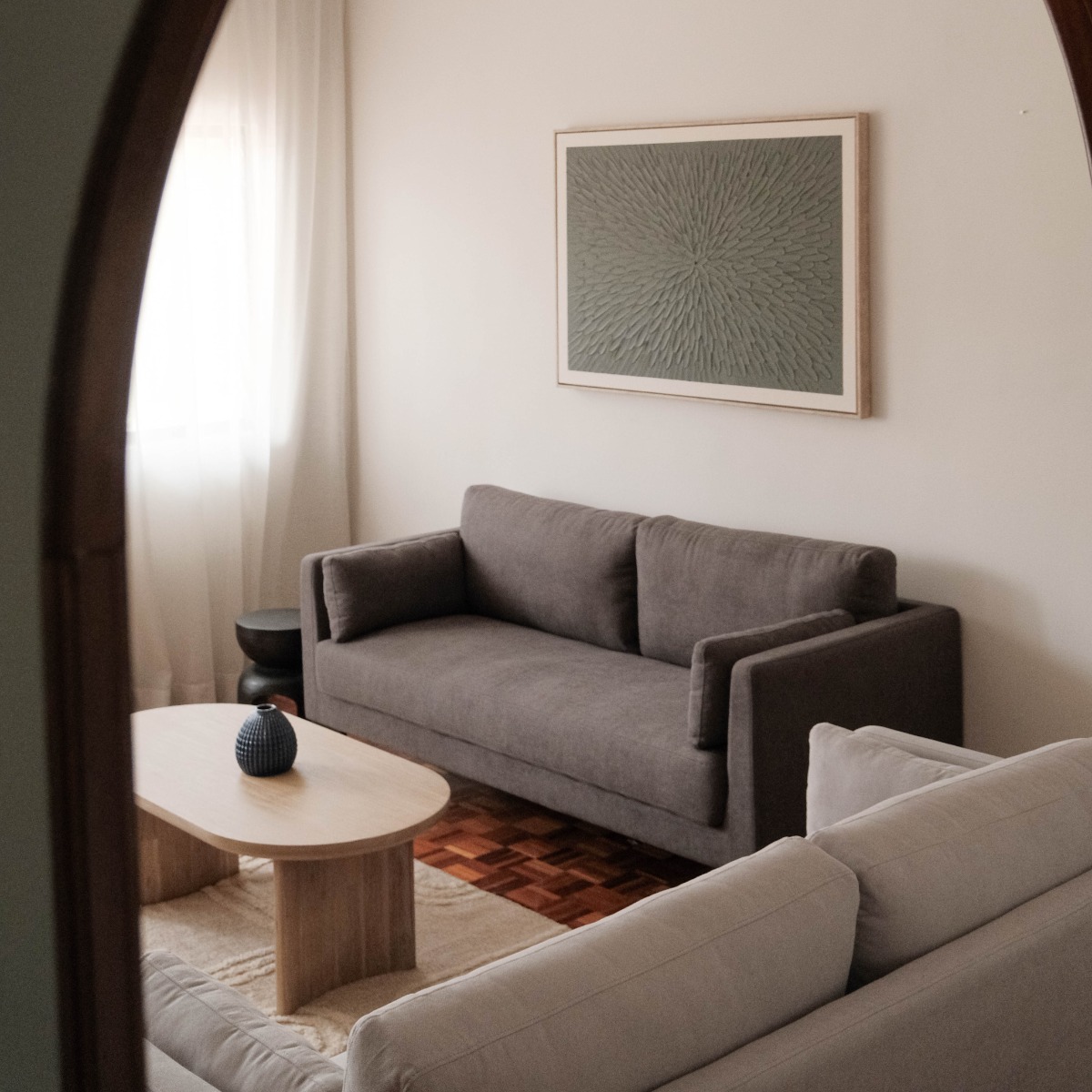 Loft Pebble Grey 3 Seater Sofa