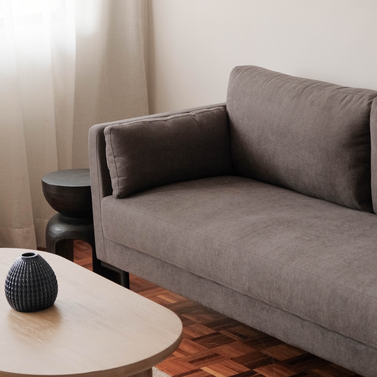 Loft Pebble Grey 3 Seater Sofa