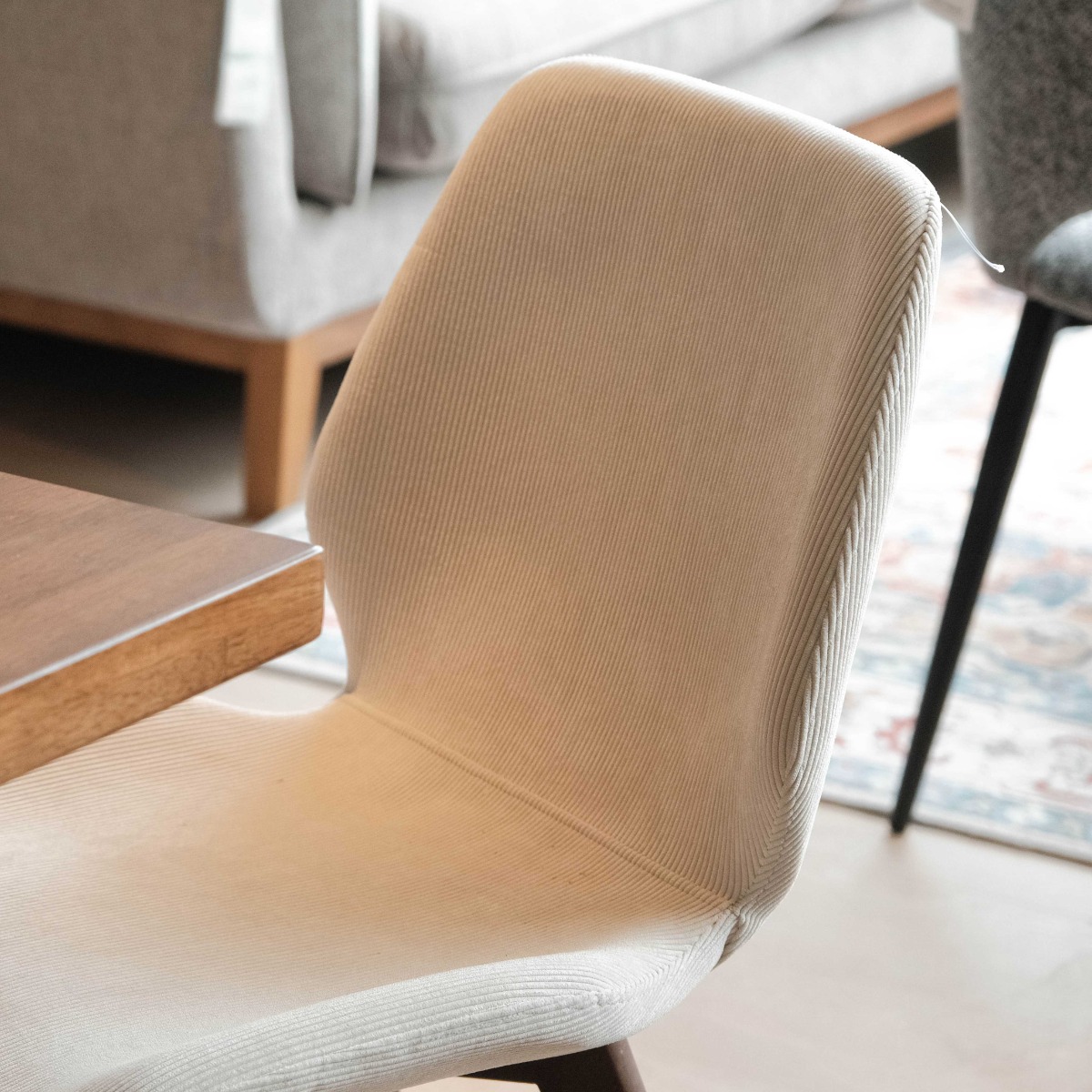 Brea Cappuccino Dining Chair - Ivory