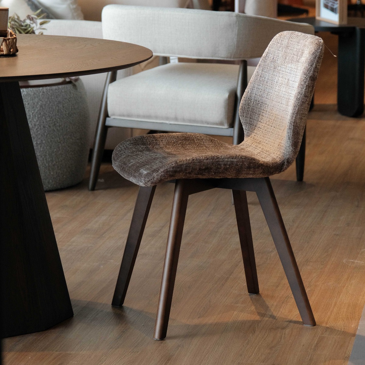 Brea Cappuccino Dining Chair - Autumn Brown