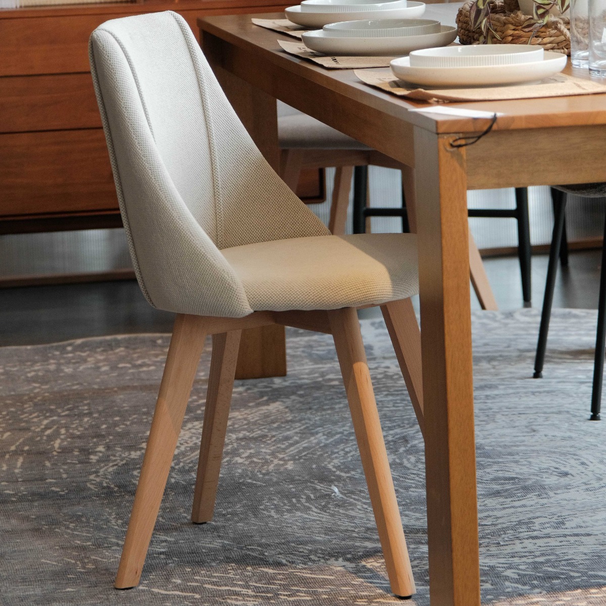 Cara Dining Chair Oatmeal
