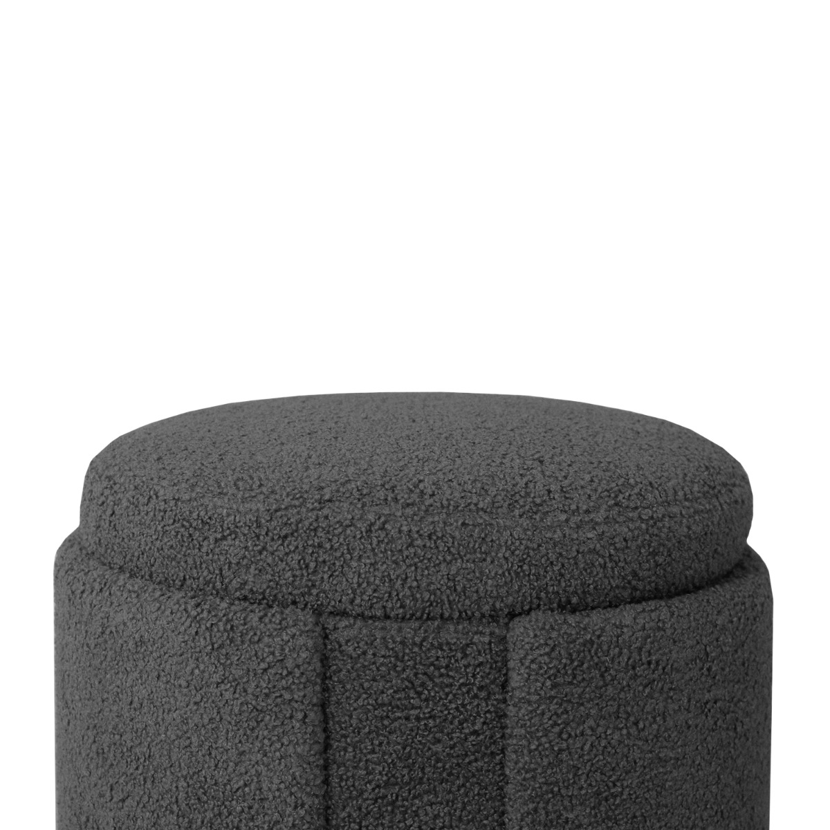Pluto Teddy Grey Storage Stool