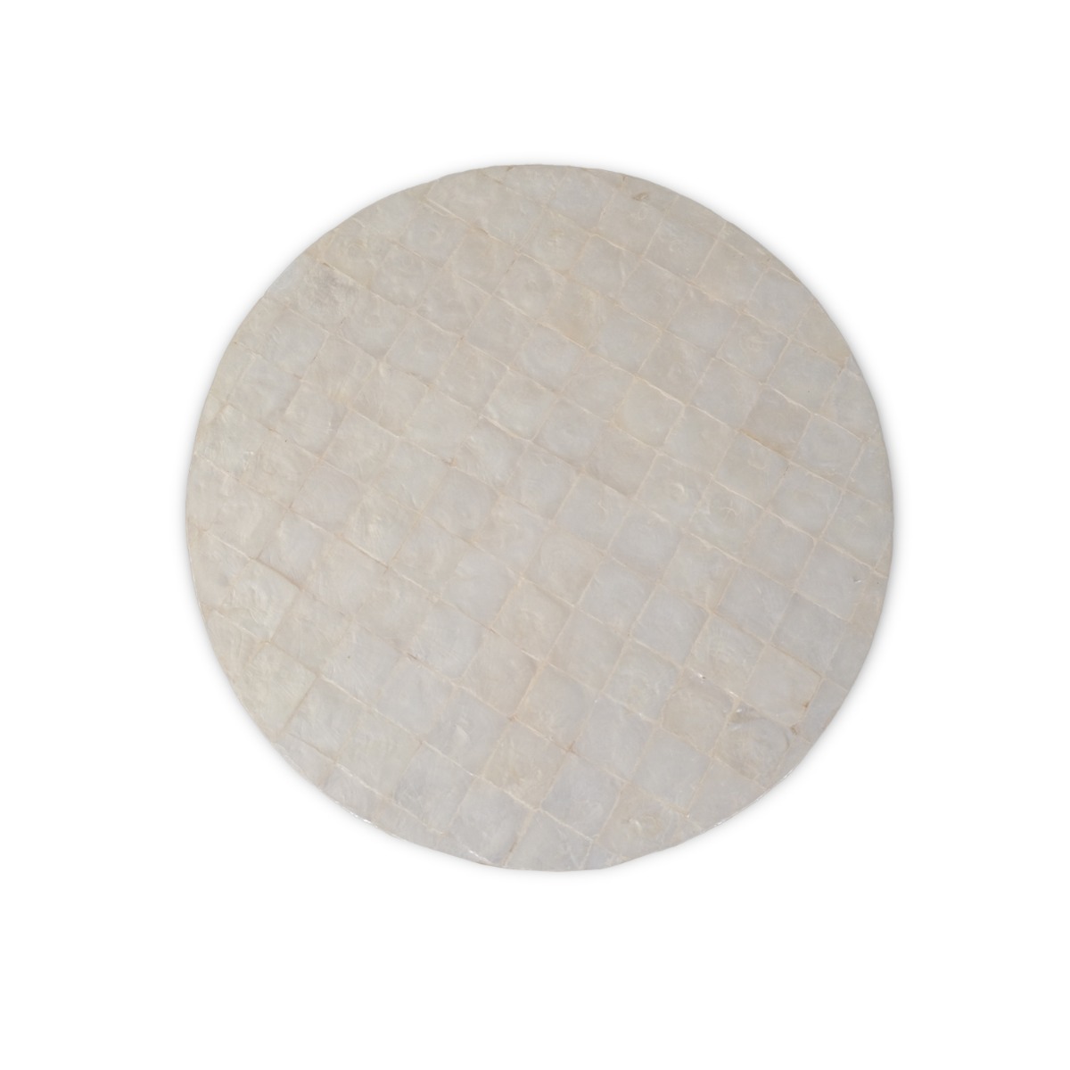 Putri Capiz White Side Table