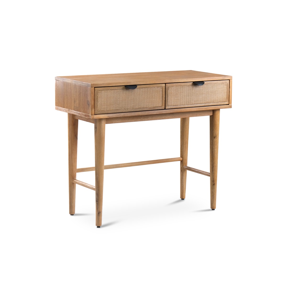 Budi Rustic 2 Drawers Console 90cm