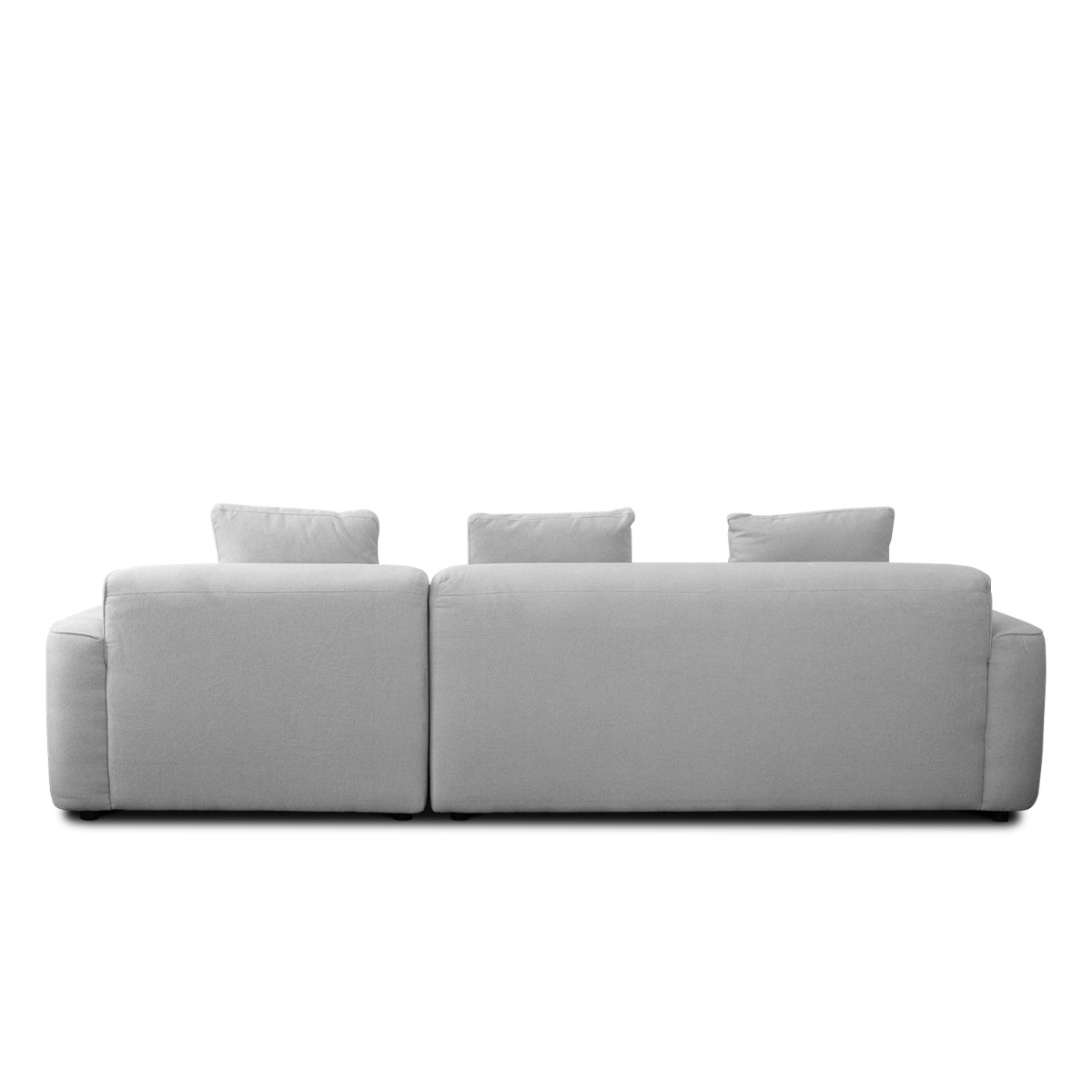 Raissa Light Grey Left Sectional Sofa