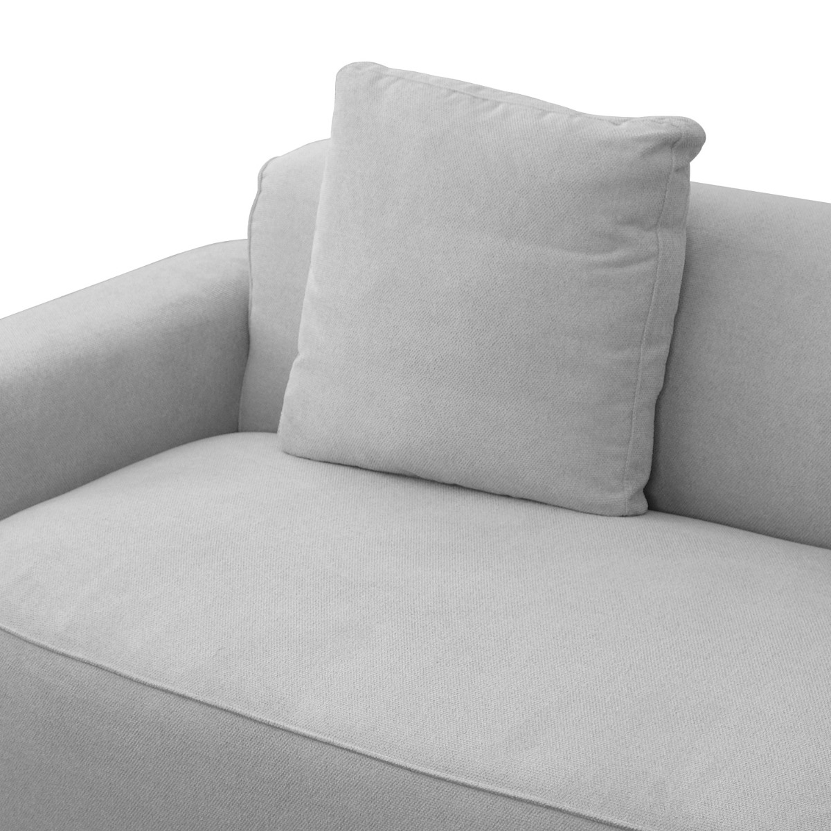 Raissa Light Grey Left Sectional Sofa