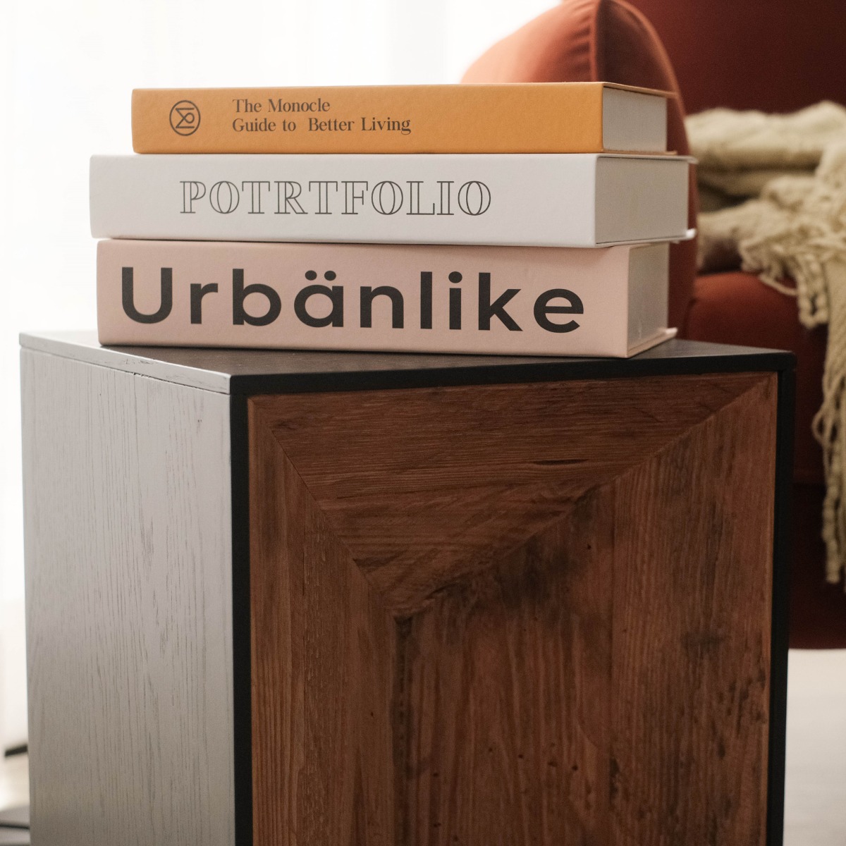 Rane Modern Rustic Side Table