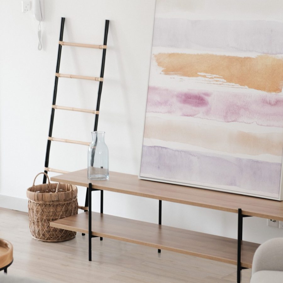 Rattan Ladder Ebony