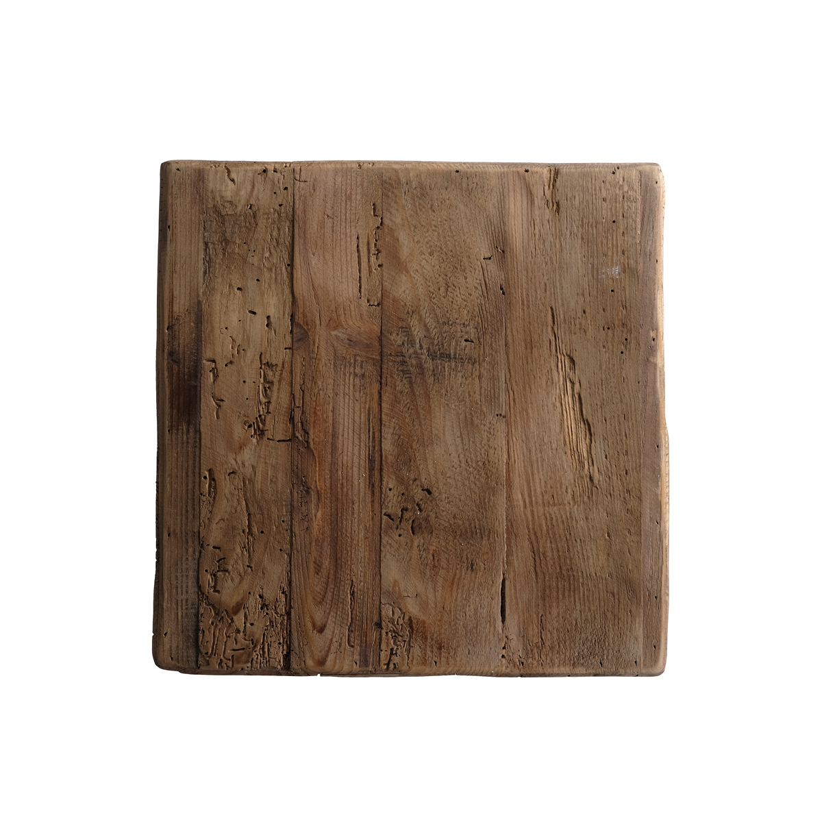 Reclaimed Wood 2-Tone Stool