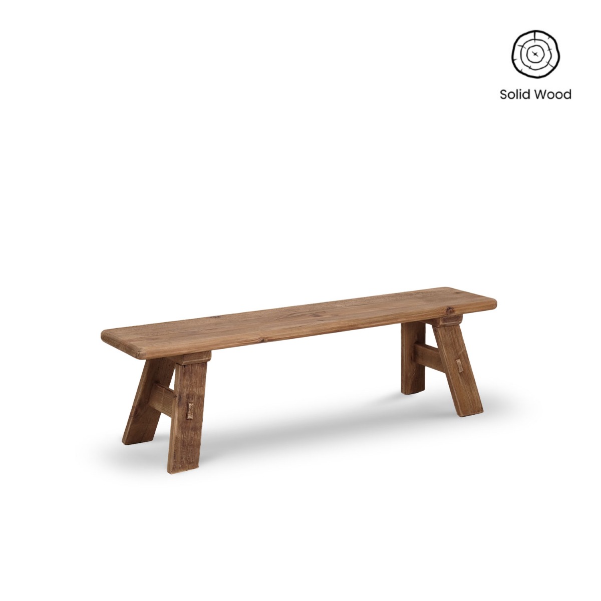 Reclaimed Wood Bench 140cm